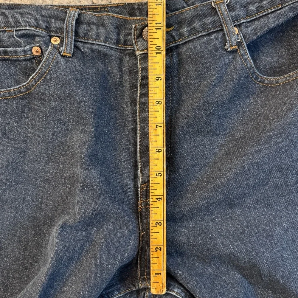 Vintage 90s Levi's 505 Straight Denim Jeans Dark Wash Size 33W 30L Short